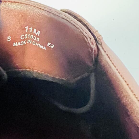 Cole Haan Shoes Mens 11 Brown Leather Country Moc Toe Lace Up Casual Vintage main image 5